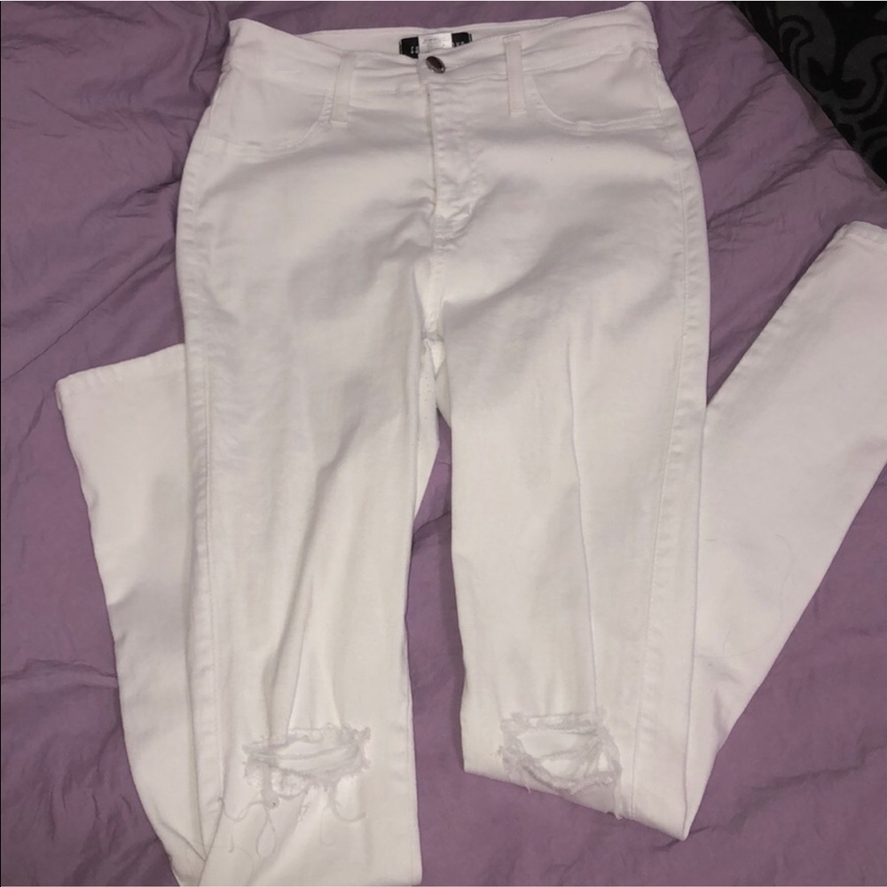 White jeans
